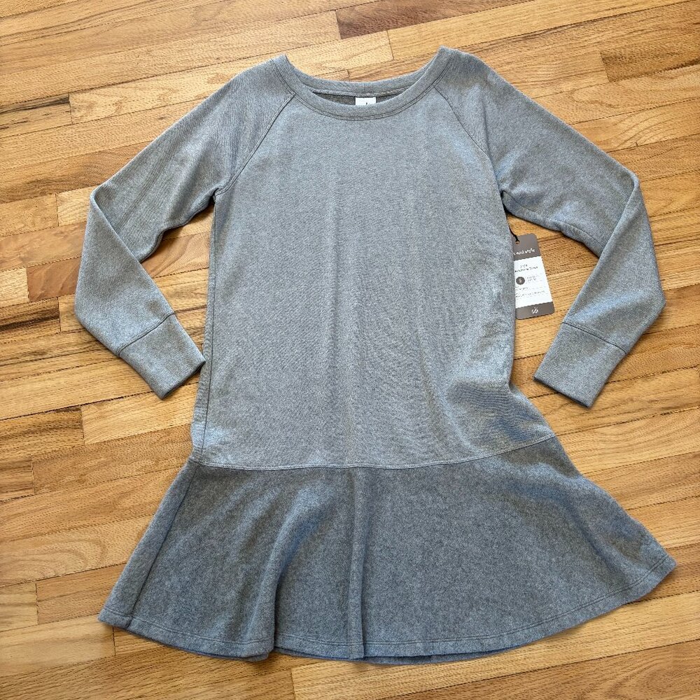 Cabi #3459 Flashdance Dress - Gray Super Soft and Comfy Size S